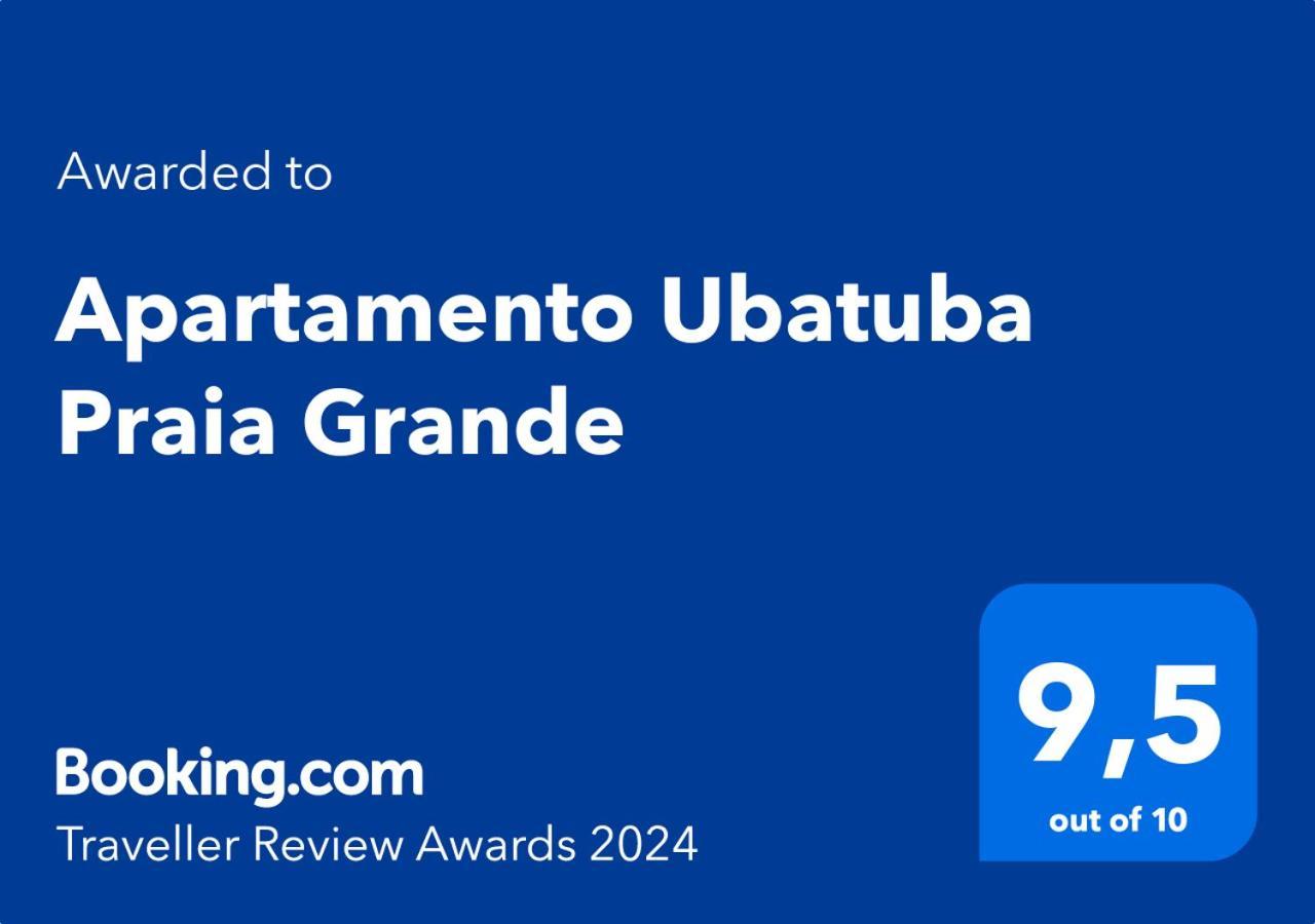 Apto Ubatuba Praia Grande, Ar Condicionado, Piscina, Garagem Eksteriør bilde